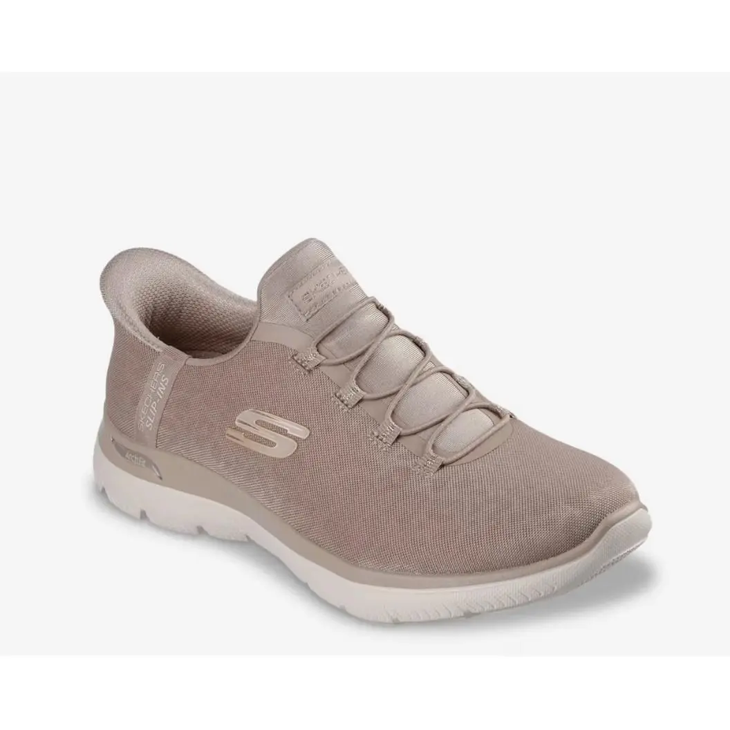 Skechers Hands Free Slip-ins Arch Fit Summits Luxe Leopard Slip-on Sneaker - 9 W
