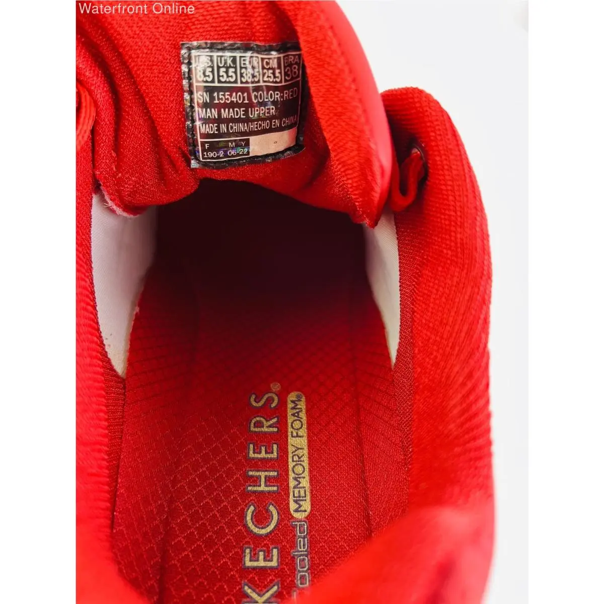 Skechers shoes - Million Air Elevated Air - Million Air Elevated Air - 155401 - Red 4