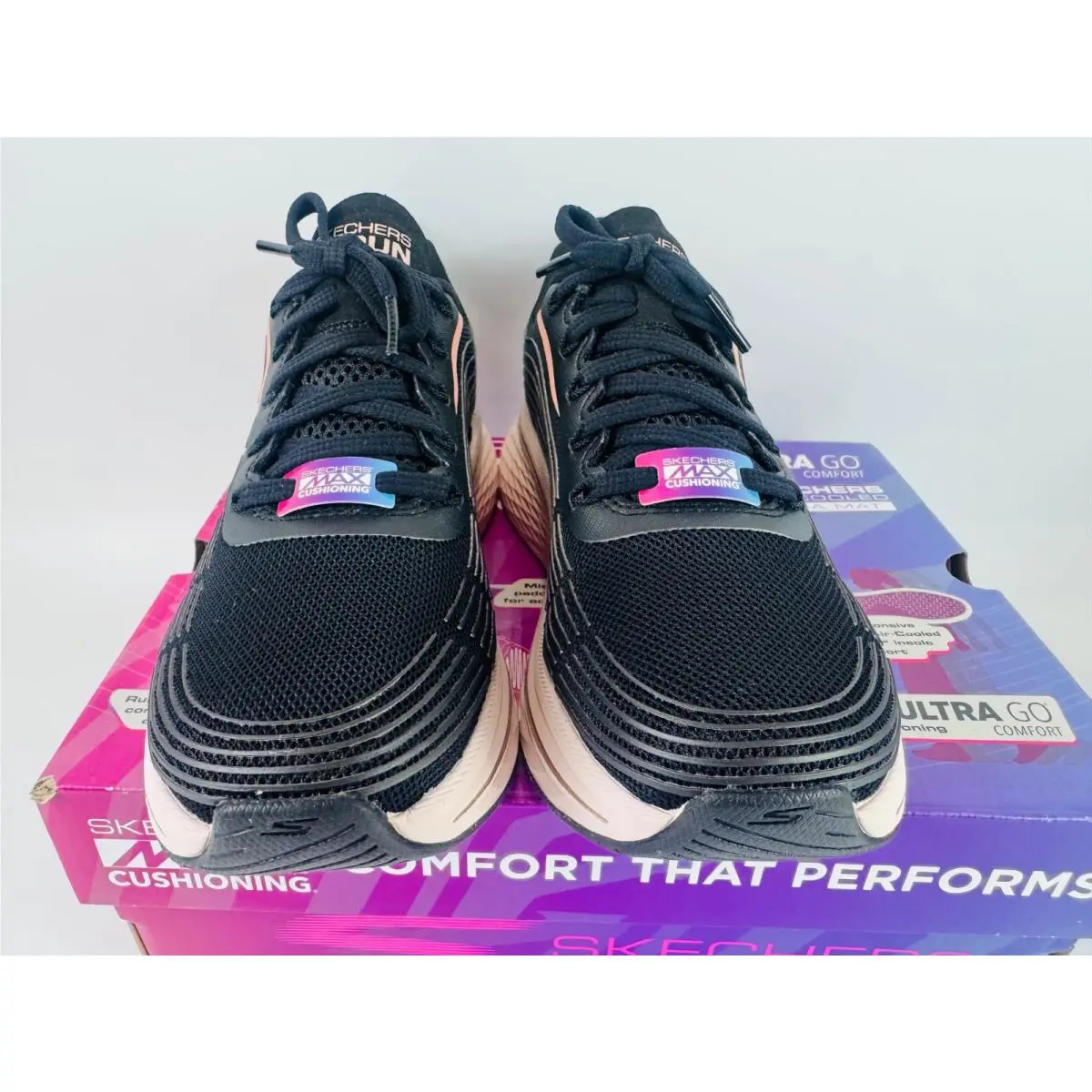 Skechers shoes - Black/Rose Gold 7