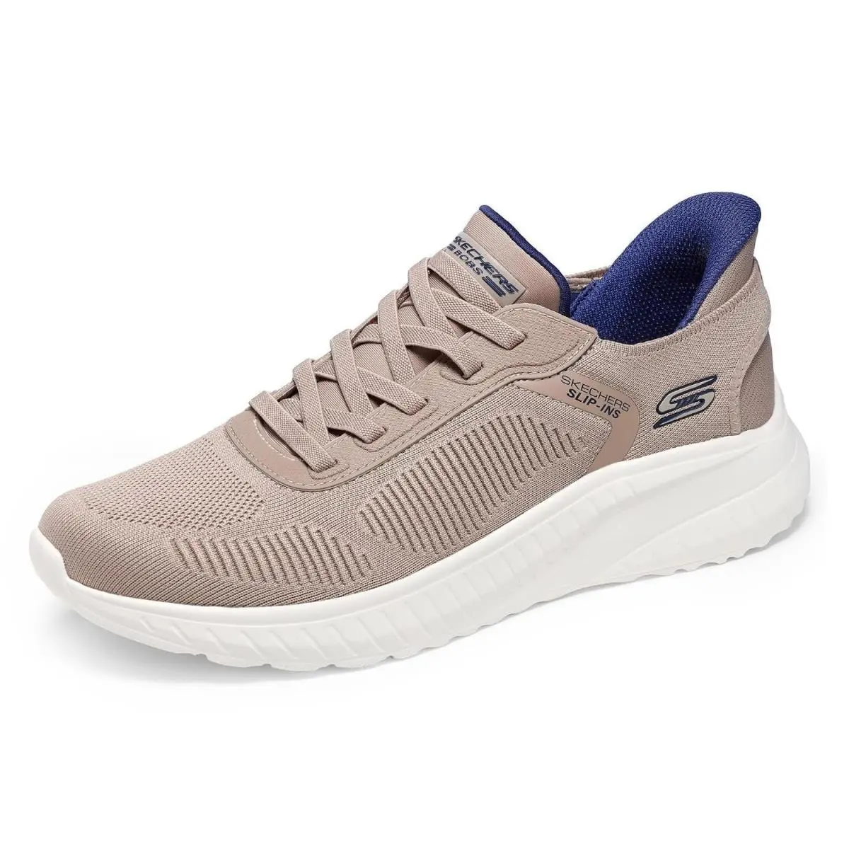 Men`s Hands Free Slip-ins Bobs Sport Squad Chaos - Solid Step Shoe by Skechers