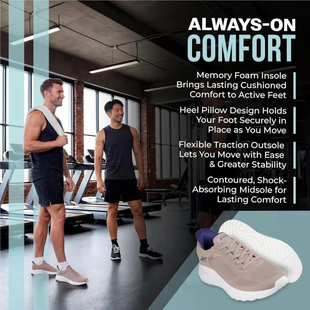 Skechers shoes - 118312/118312W-TPE - 118312/118312W-TPE - Taupe (UPC: 198376321741) 1