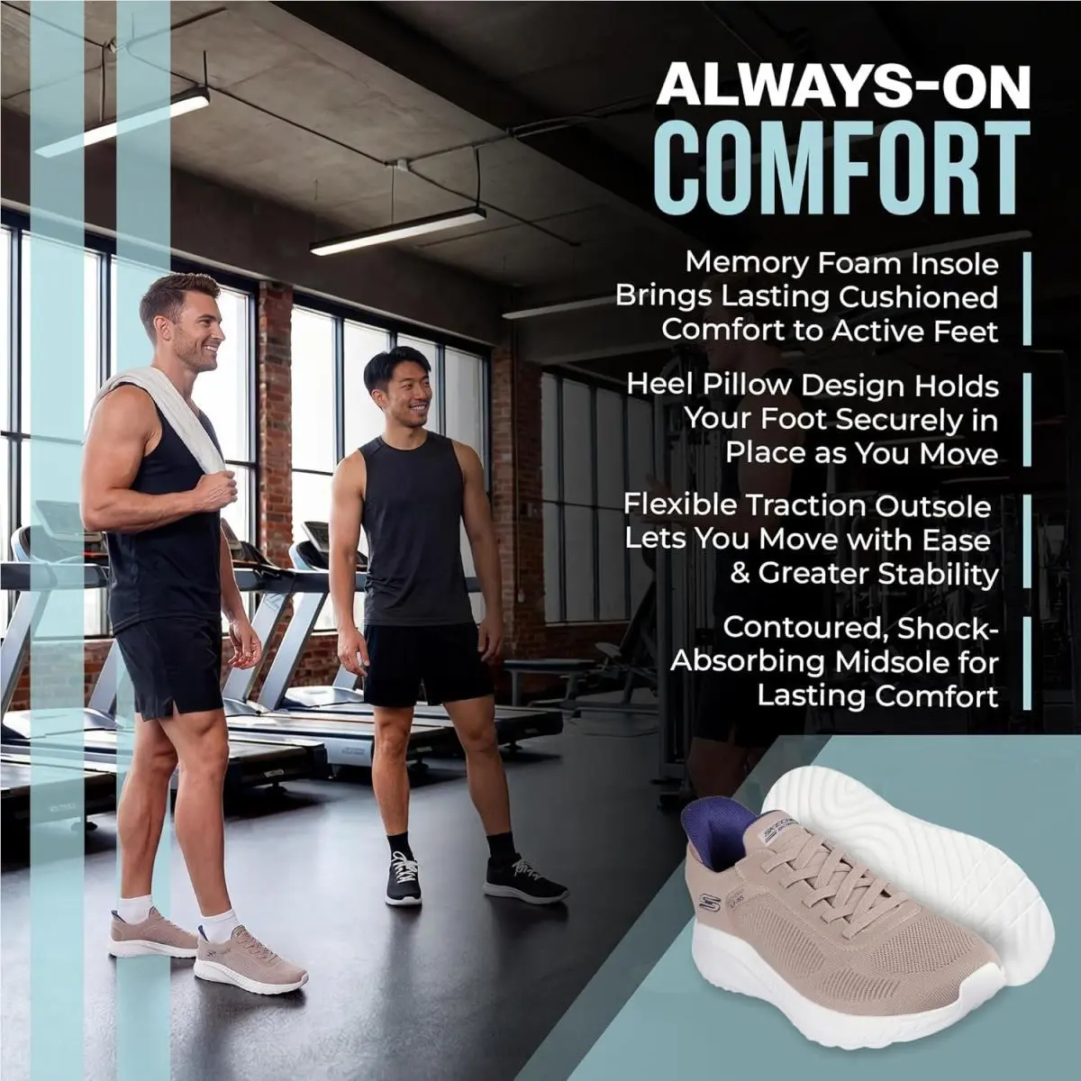 Skechers shoes - 118312/118312W-TPE - 118312/118312W-TPE - Taupe (UPC: 198376321727) 1