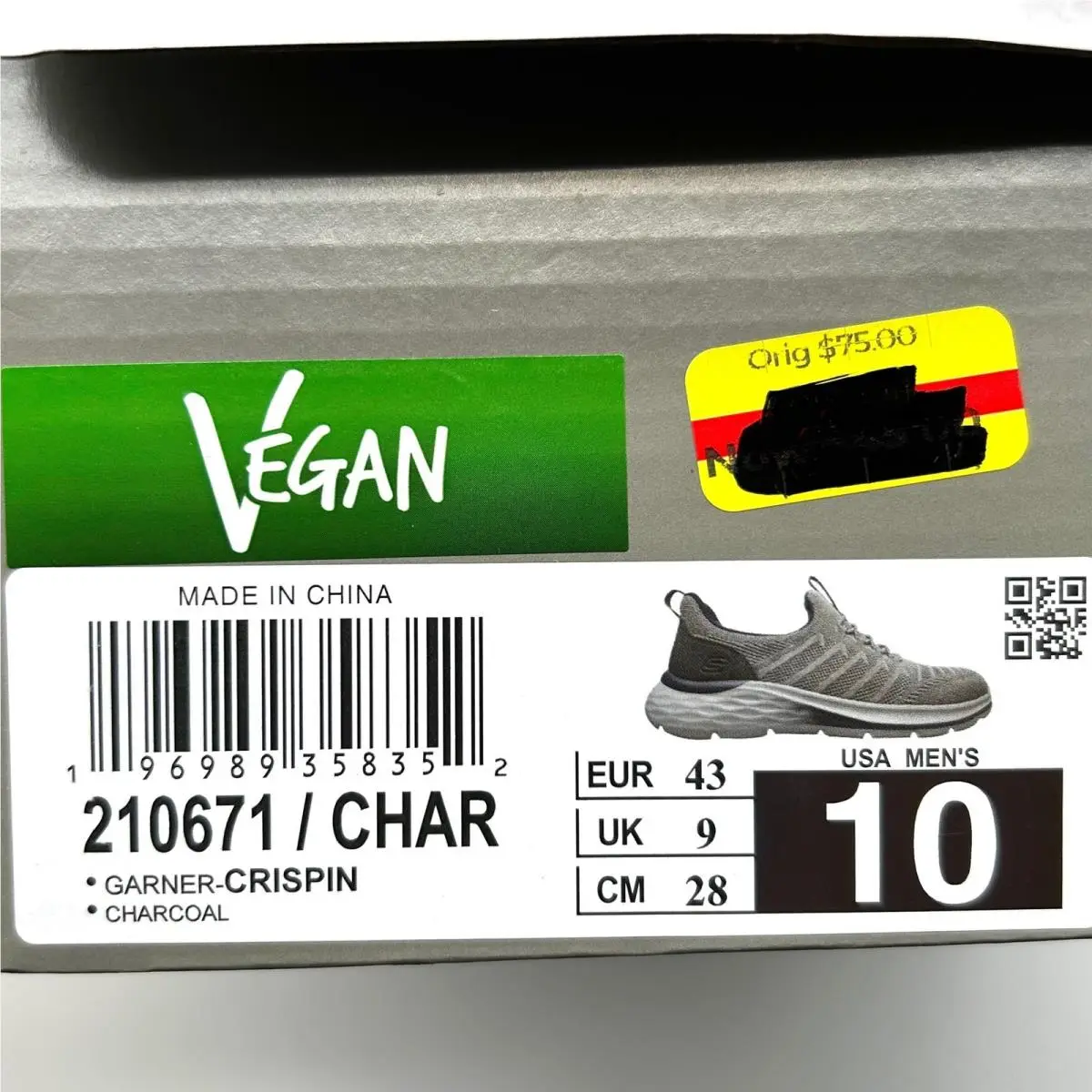 Skechers shoes - Garner-Crispin - Gray 9