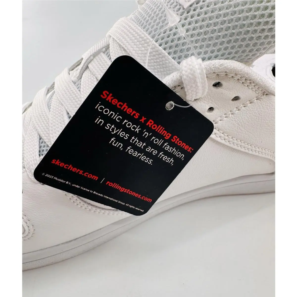 Skechers shoes - Rolling Stones - Rolling Stones - White (UPC: 0196989424422) 2