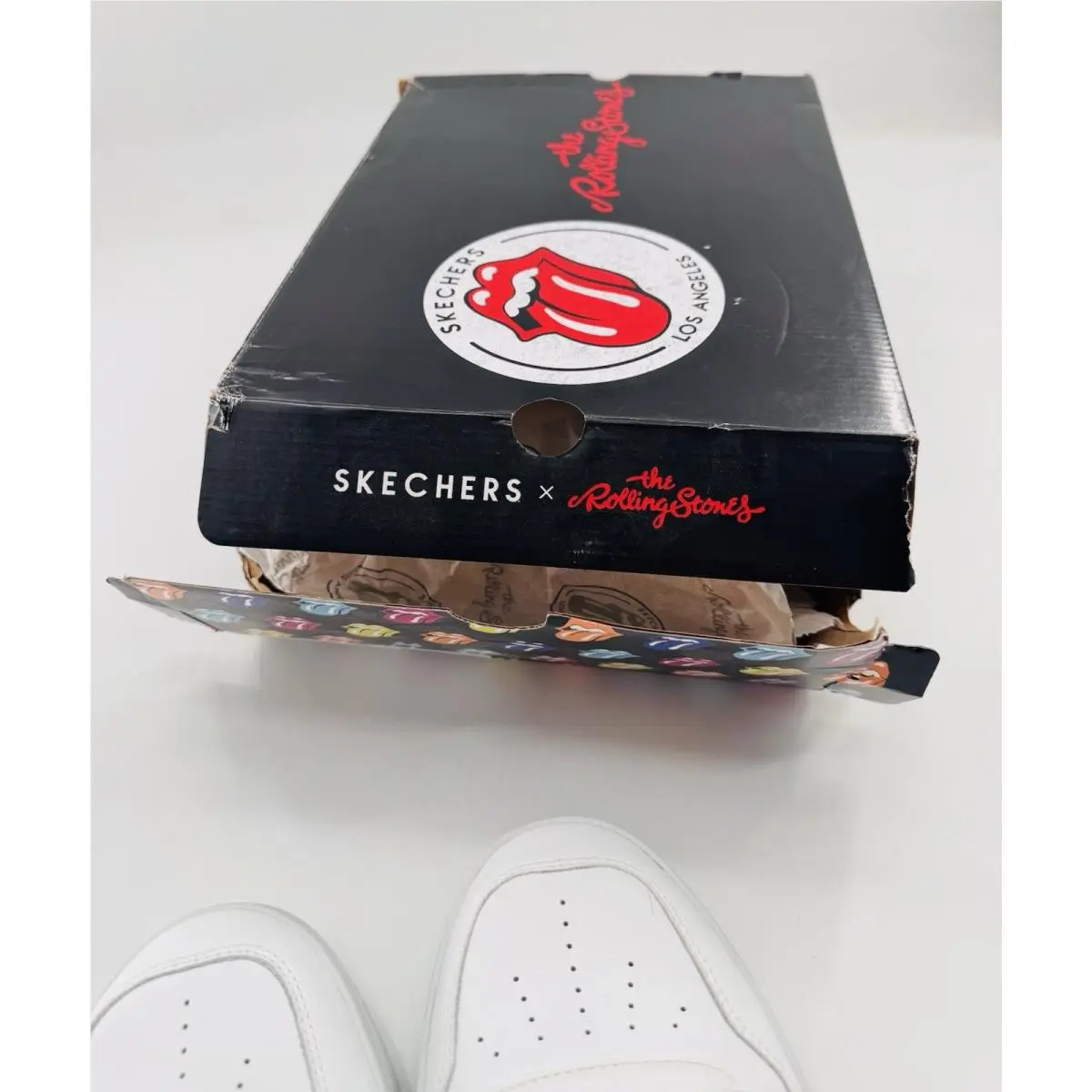 Skechers shoes - Rolling Stones - Rolling Stones - White (UPC: 0196989424422) 6