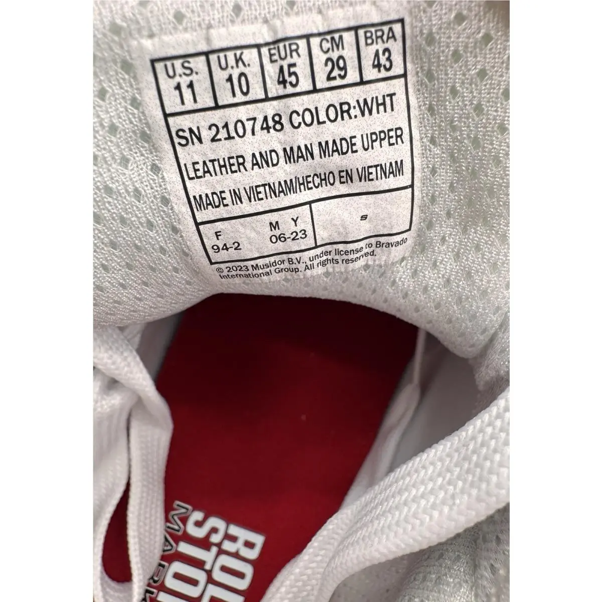 Skechers shoes - Rolling Stones - Rolling Stones - White (UPC: 0196989424422) 5