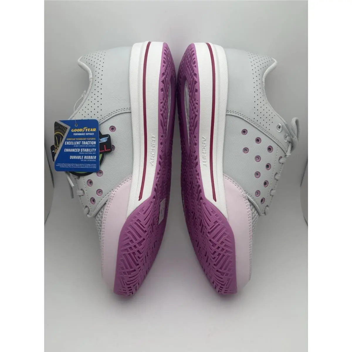 Skechers shoes - Skechers Viper Court Luxe - Viper Court Luxe - 172105 - Light Gray/pink 0