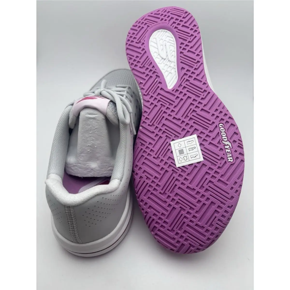 Skechers shoes - Skechers Viper Court Luxe - Viper Court Luxe - 172105 - Light Gray/pink 3