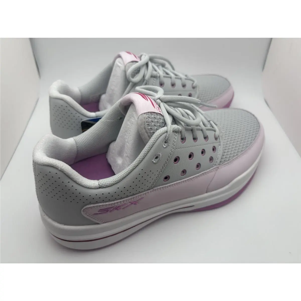 Skechers shoes - Skechers Viper Court Luxe - Viper Court Luxe - 172105 - Light Gray/pink 4