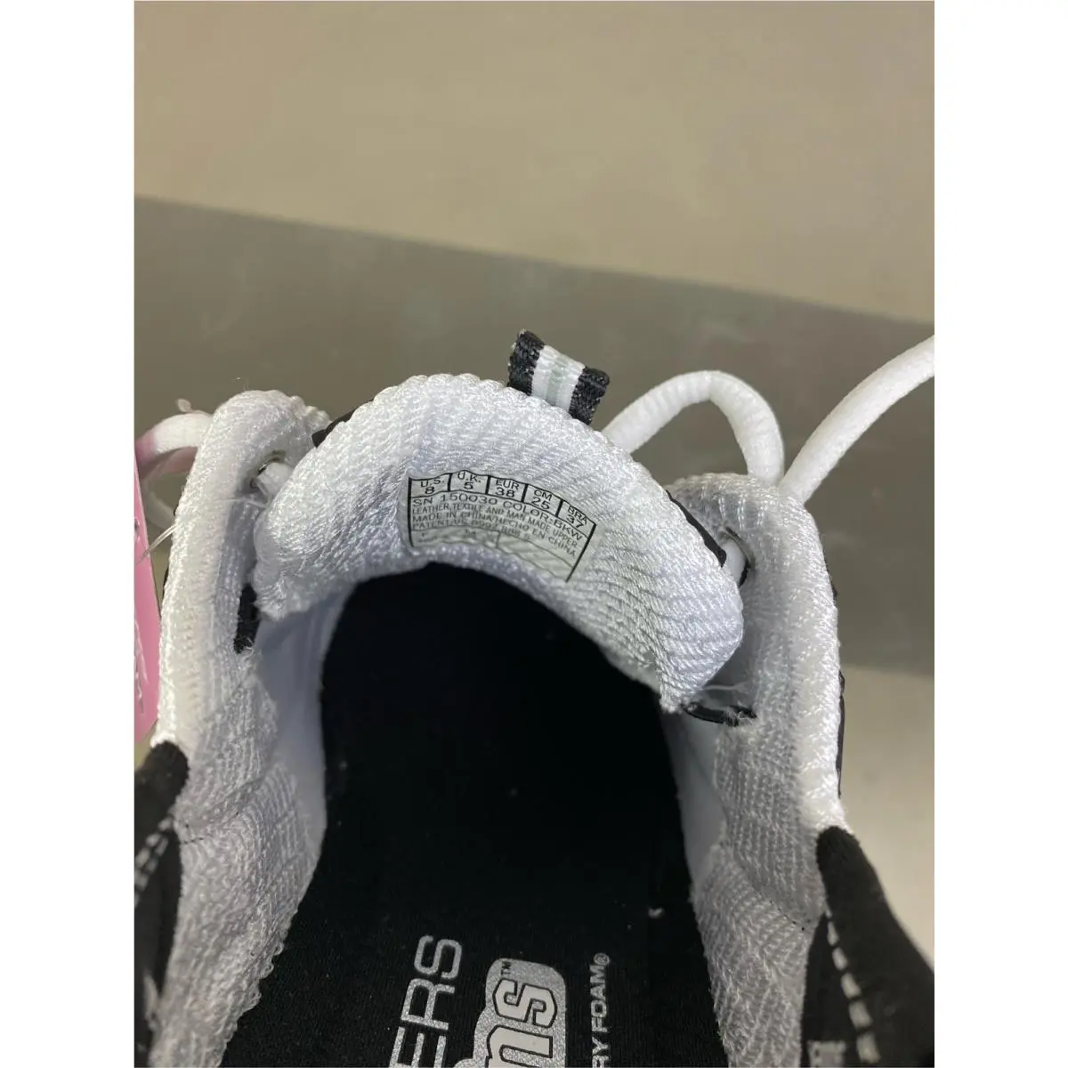 Skechers shoes - BLACK/WHITE (UPC: 196989389257) 3