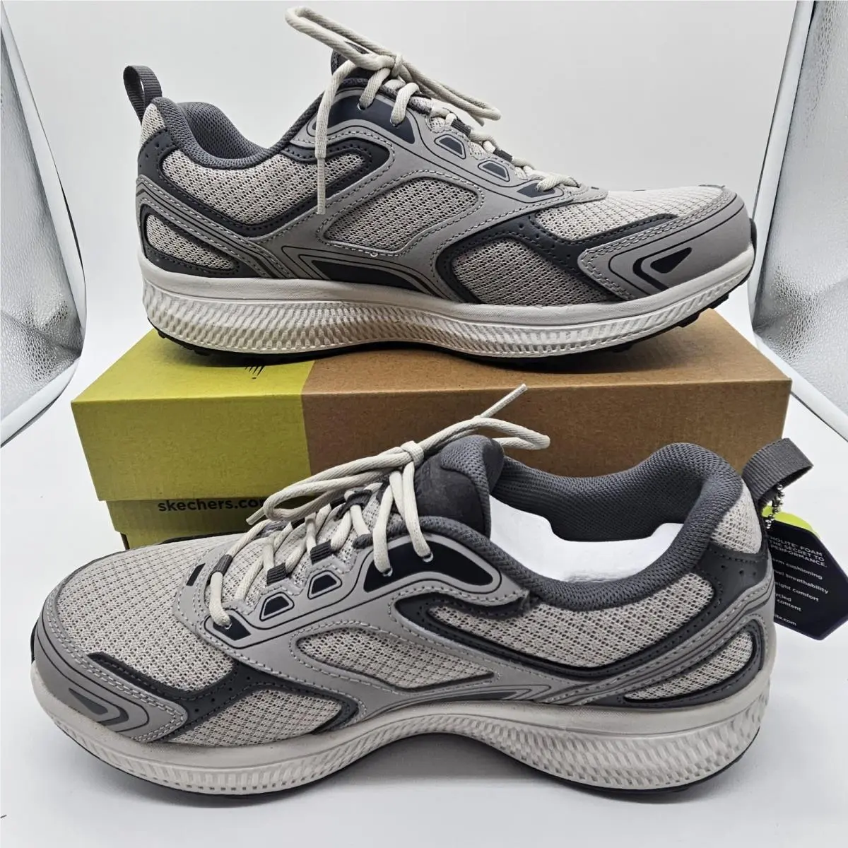 Skechers shoes - SKECHERS Go Run Consistent - Run Consistent - 220034/GYNV - Gray 0