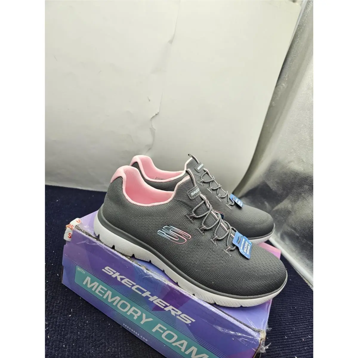 Skechers shoes - Charcoal Pink 0