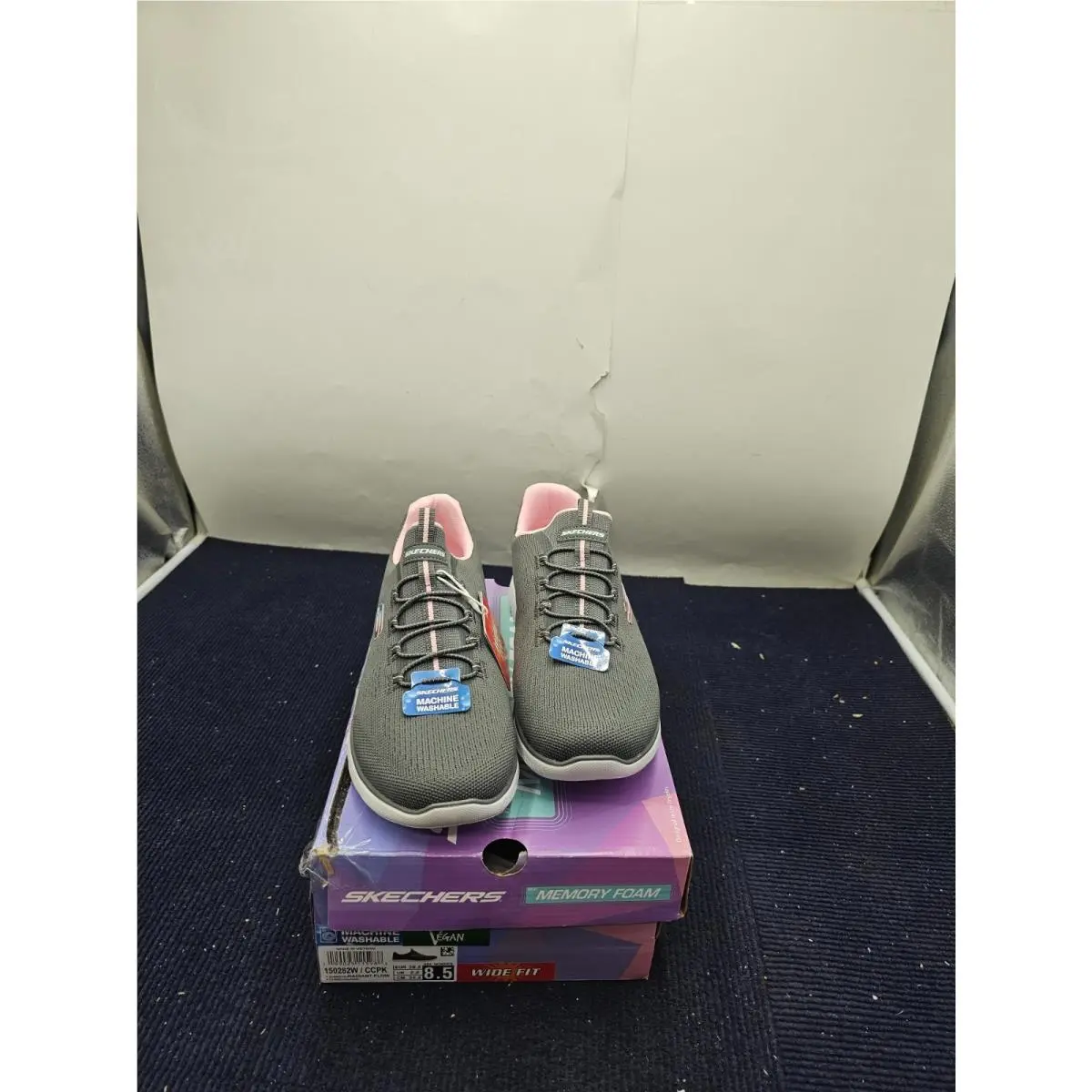 Skechers shoes - Charcoal Pink 5