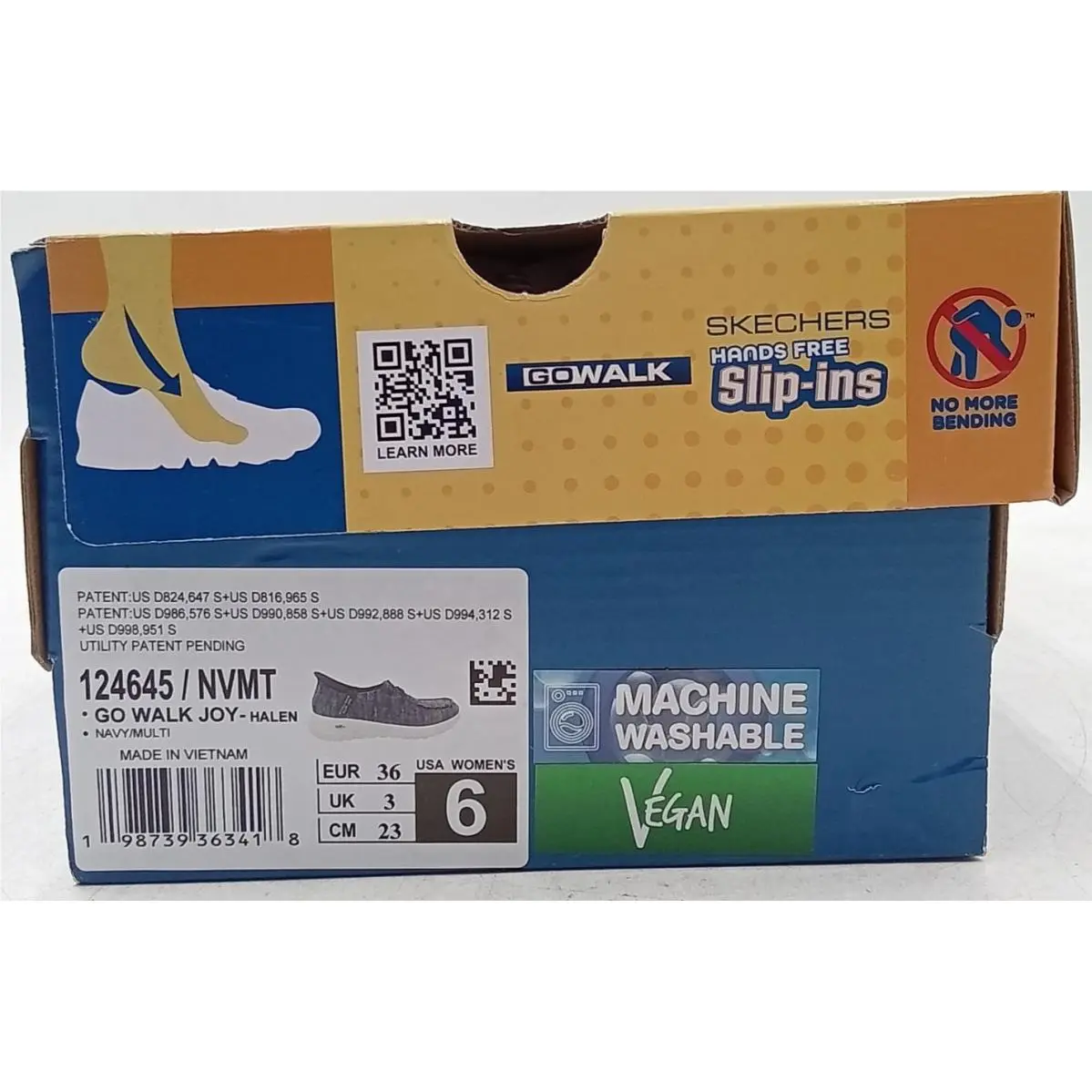 Skechers Hands Free Slip-ins Go Walk Joy Halen Womens Slip-on Walking Shoes 6