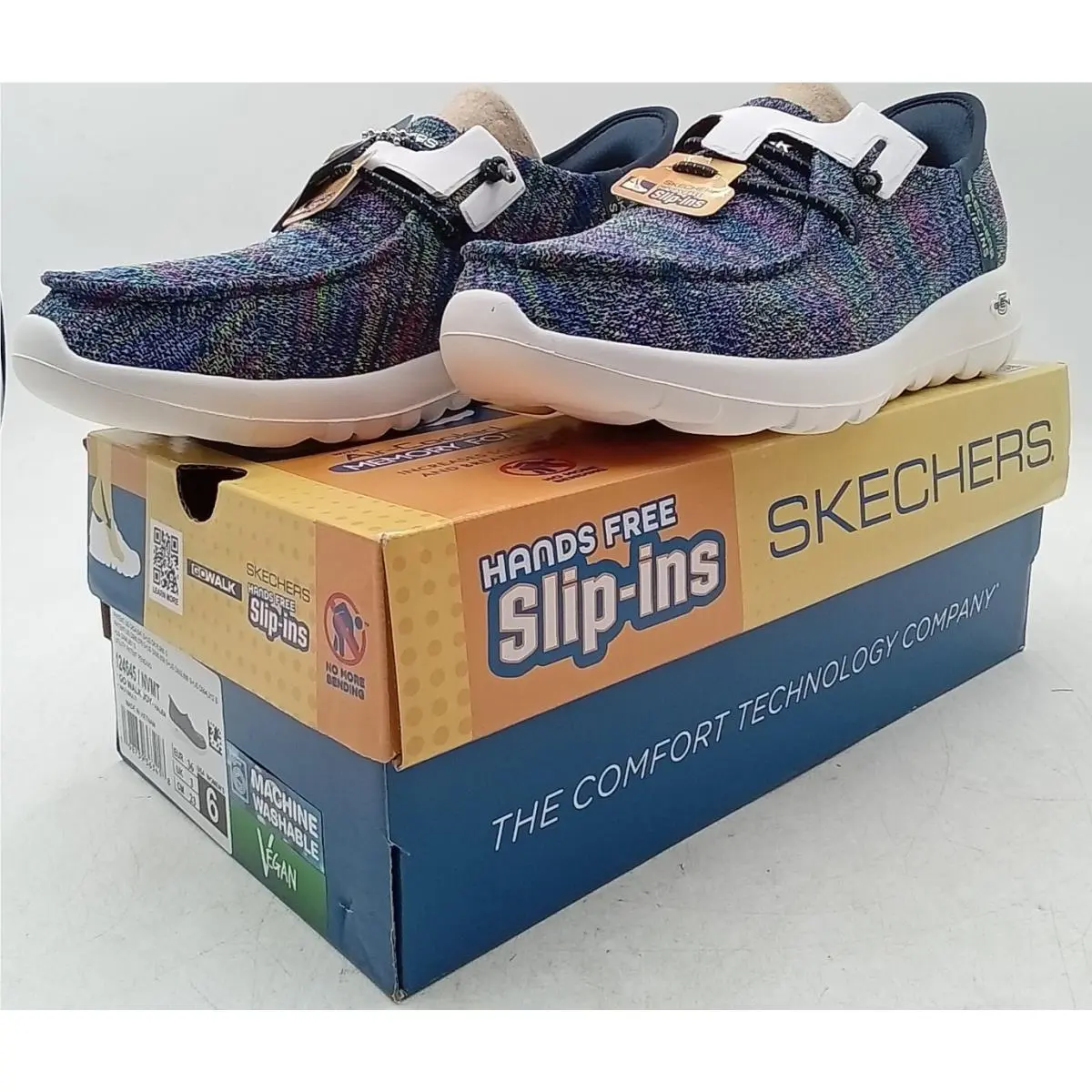 Skechers shoes - Navy/Multi (UPC: 198739363418) 7