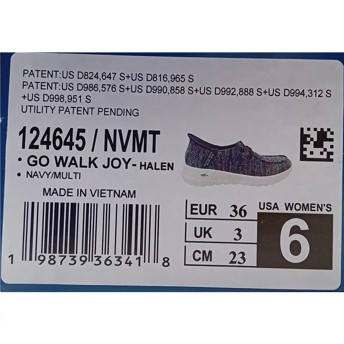 Skechers shoes - Navy/Multi (UPC: 198739363418) 5