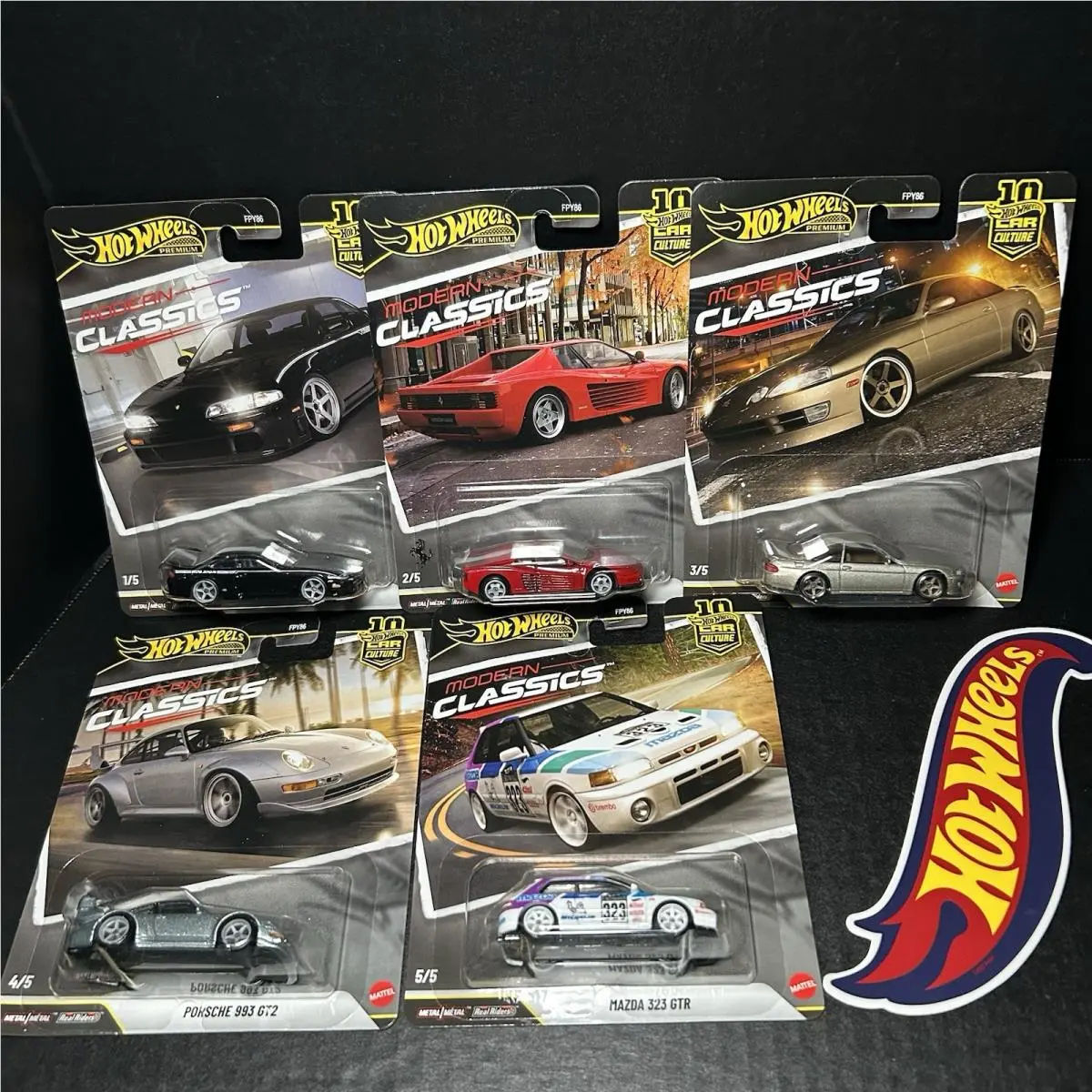 Hot Wheels Premium Modern Classics Complete Set 5/5 Car Culture
