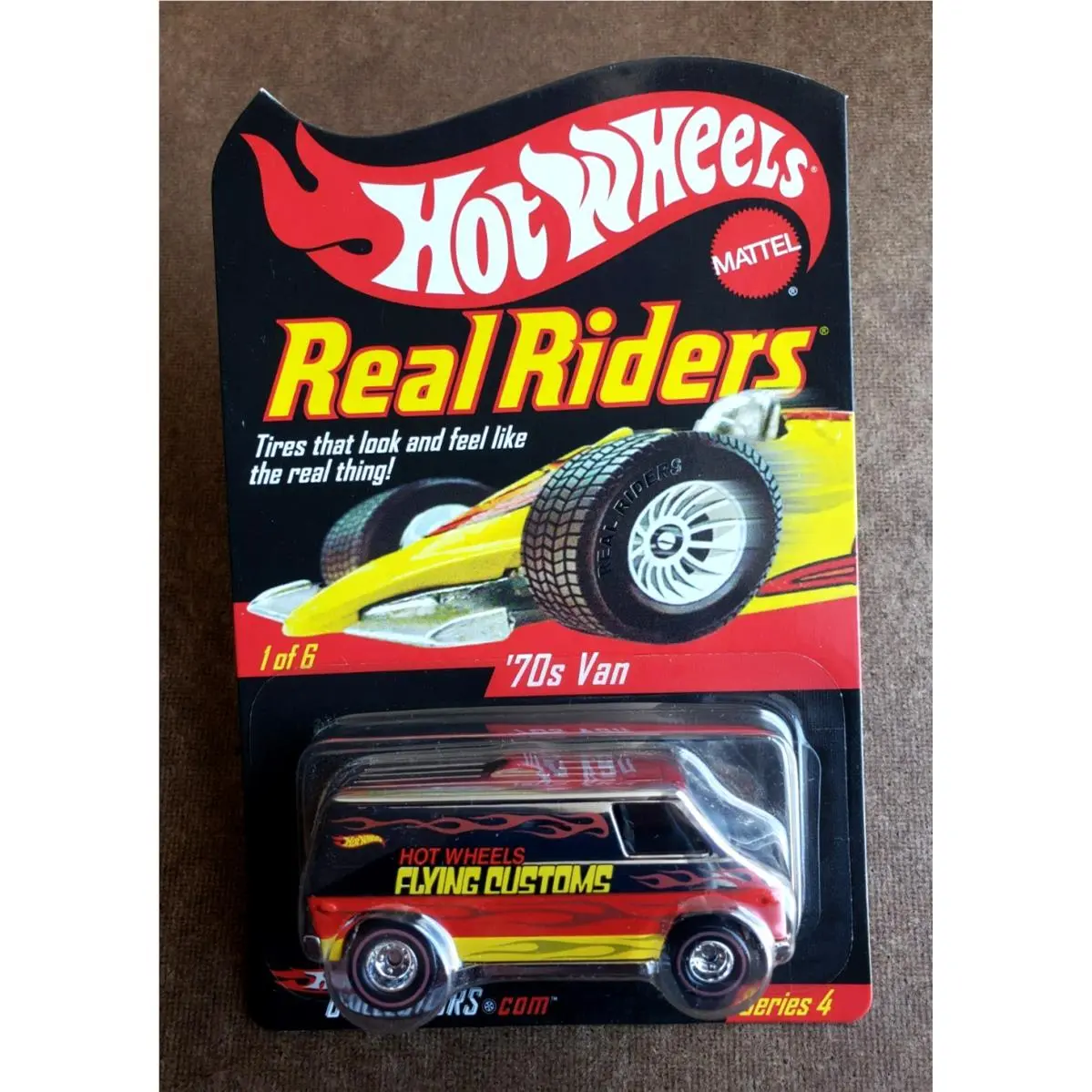 2005 Hot Wheels `70S Van Chrome Hwc.com Series 4 Real Riders Limited Edt /11000