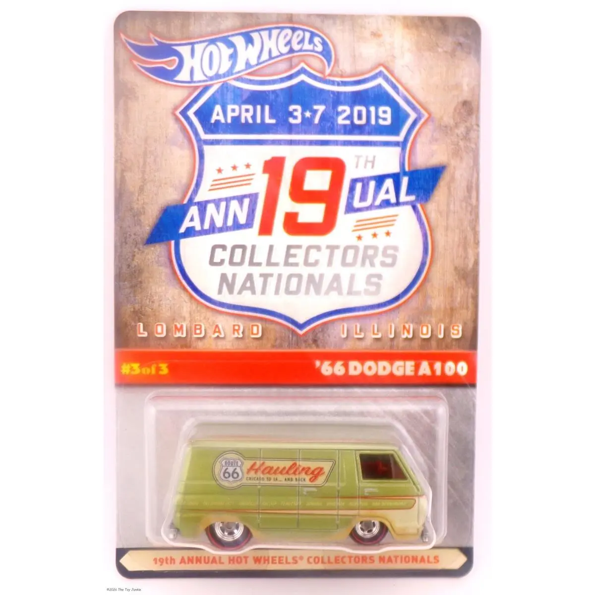 Hot Wheels 19th Annual Collectors Nationals `66 Dodge A100 AG6 2405/4000