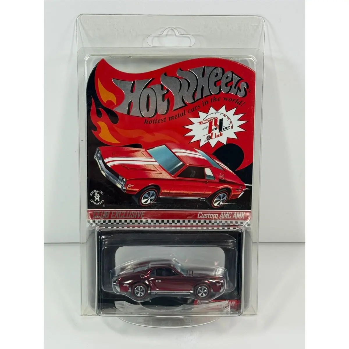 Hot Wheels Club Exclusive Red Custom Amc Amx Redline 2009 Mattel 0532/4500 R8385