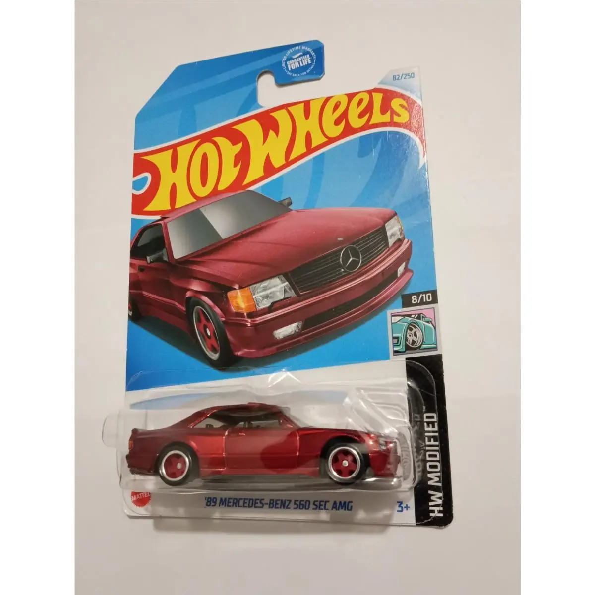 2022 Hot Wheels Super Treasure Hunt `89 Mercedes-benz 560 Sec Amg Melted Blister