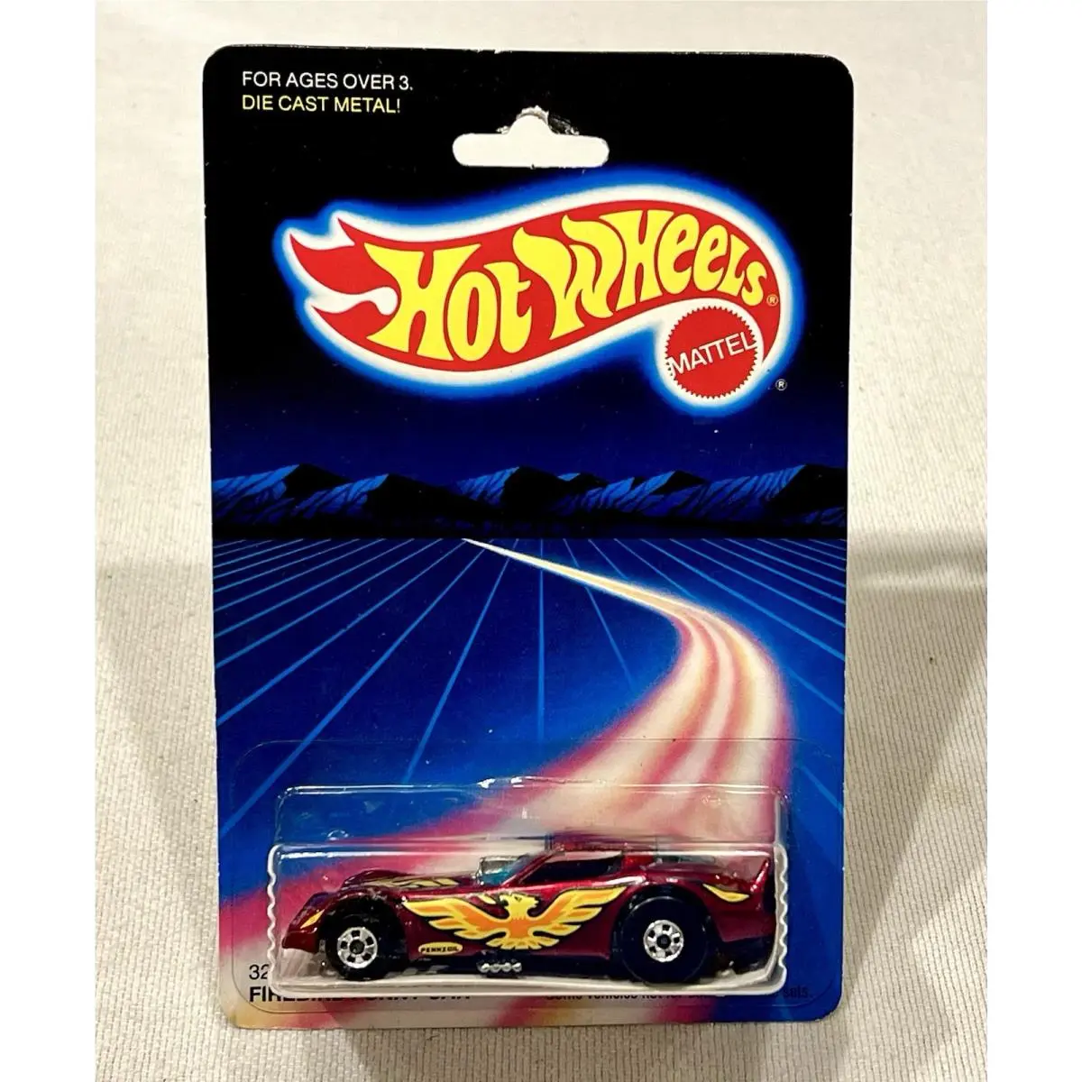 1980’s Hot Wheels Speed Fleet Firebird Funny Car No. 3250 Moc Dark Red w/ BW