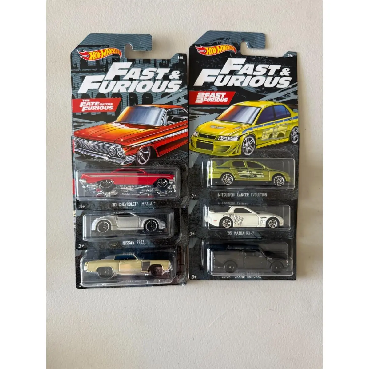 Hot Wheels Fast Furious Complete Set of 6 2019 BE7