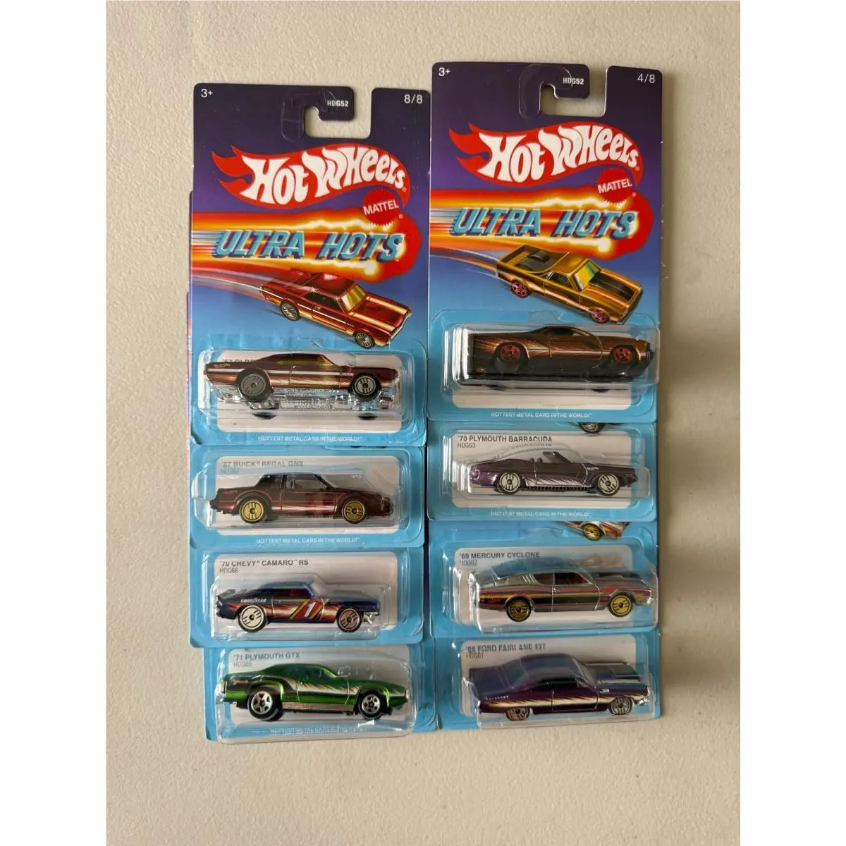 Hot Wheels Ultra Hots 2022 Target Exclusive Complete Set of 8 BF7