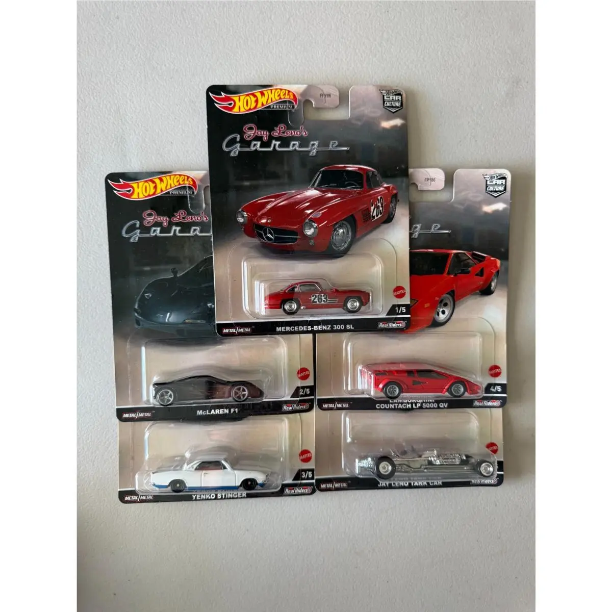 Hot Wheels Premium Jay Leno`s Garage Set of 5 BE6