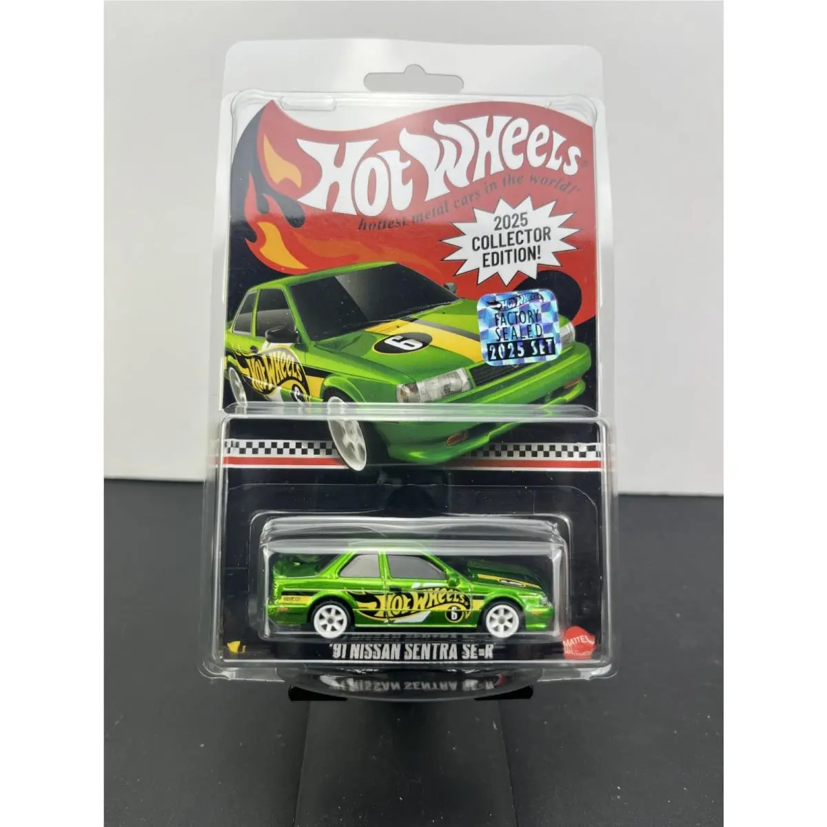 Hot Wheels 2025 Collector Edition `91 Nissan Sentra Se-r Green