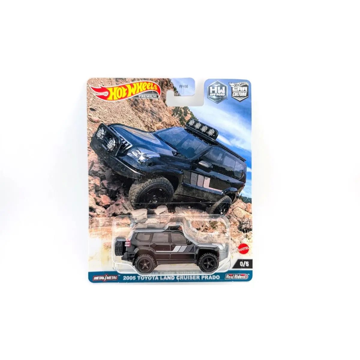 Hot Wheels Car Culture Off Road 2005 Toyota Land Cruiser Prado Diecast Car Chase