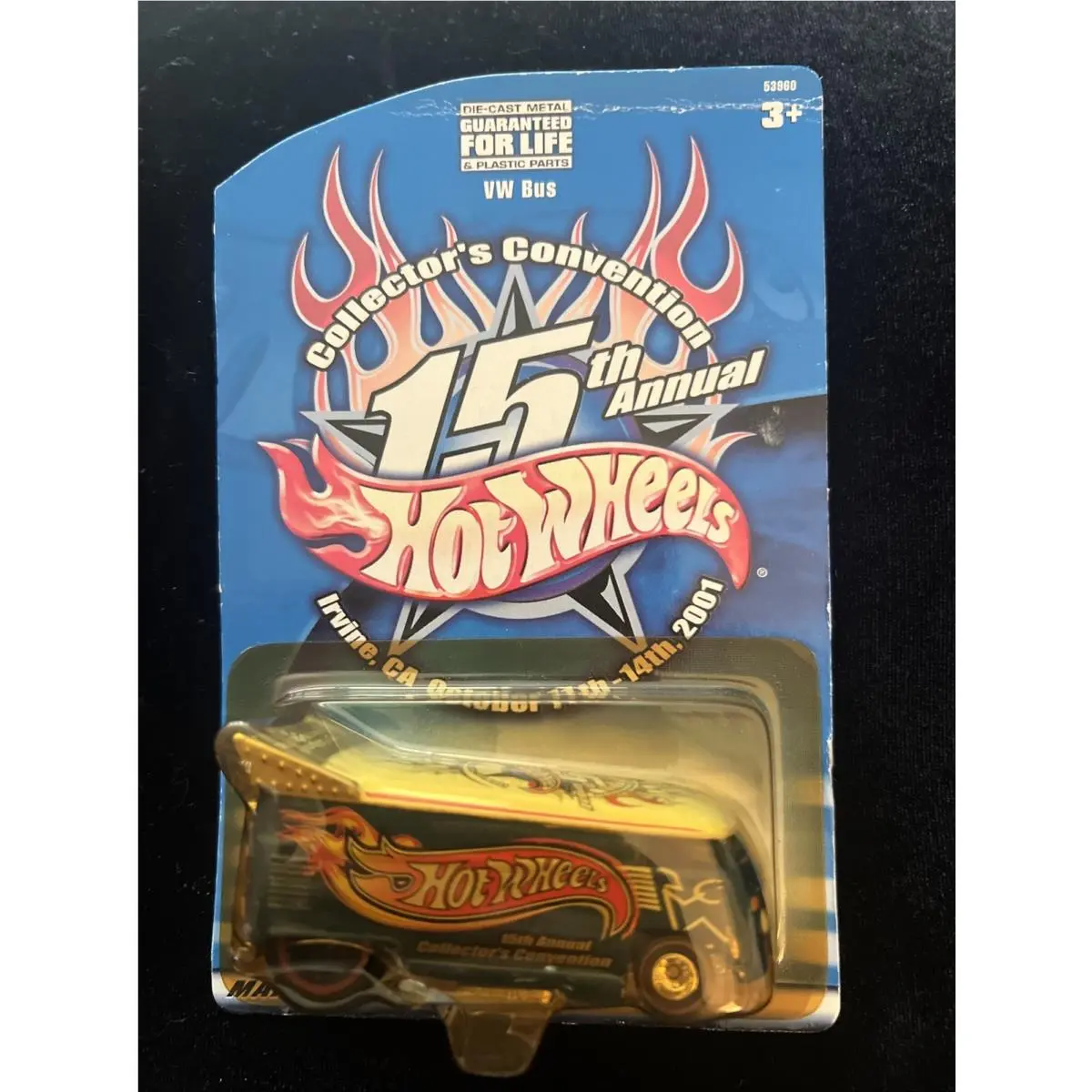 Hot Wheels VW Drag Bus 15th Annual Collector`s Convention Irvine CA 2001 Nip