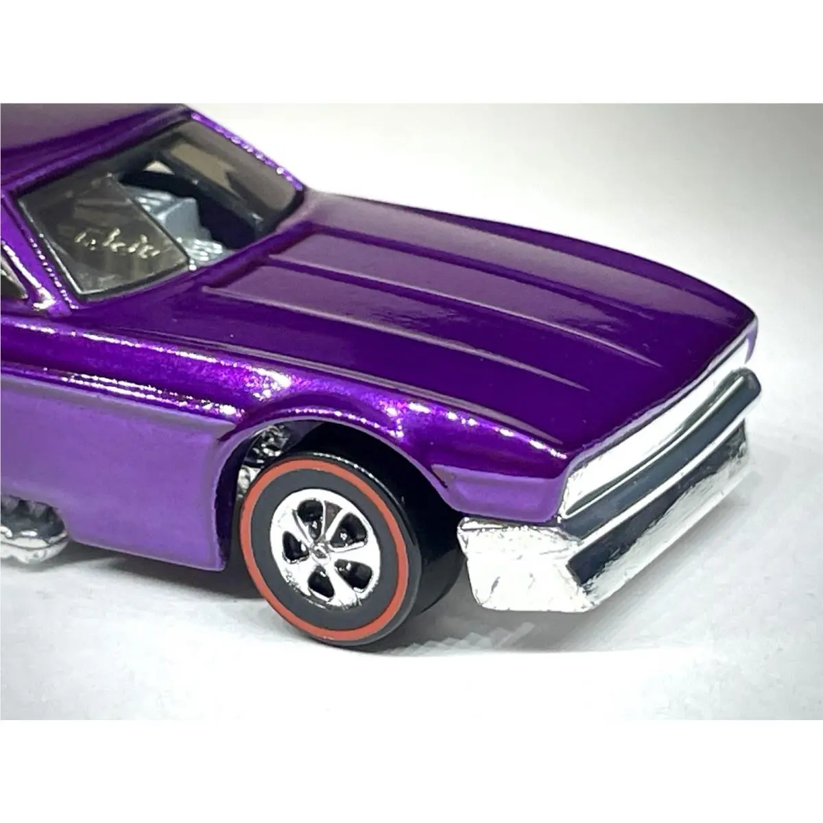 Hot Wheels 1971 Ford Mustang Funny Drag Car Custom Made Spectraflame Purple