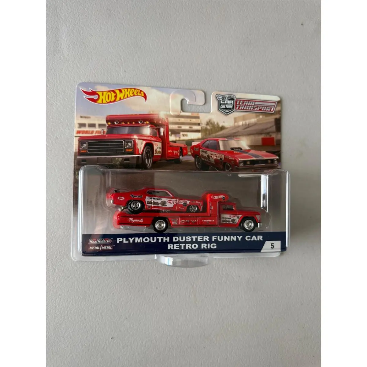 Hot Wheels Team Transport Plymouth Duster Funny Car Retro Rig BF8