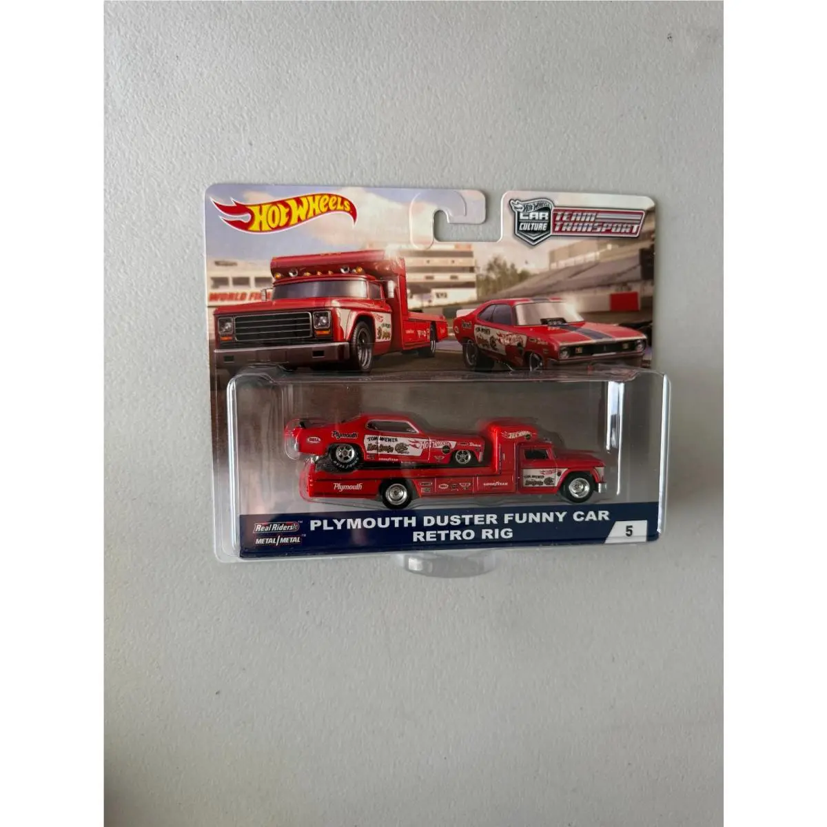 Hot Wheels Team Transport Plymouth Duster Funny Car Retro Rig BF9