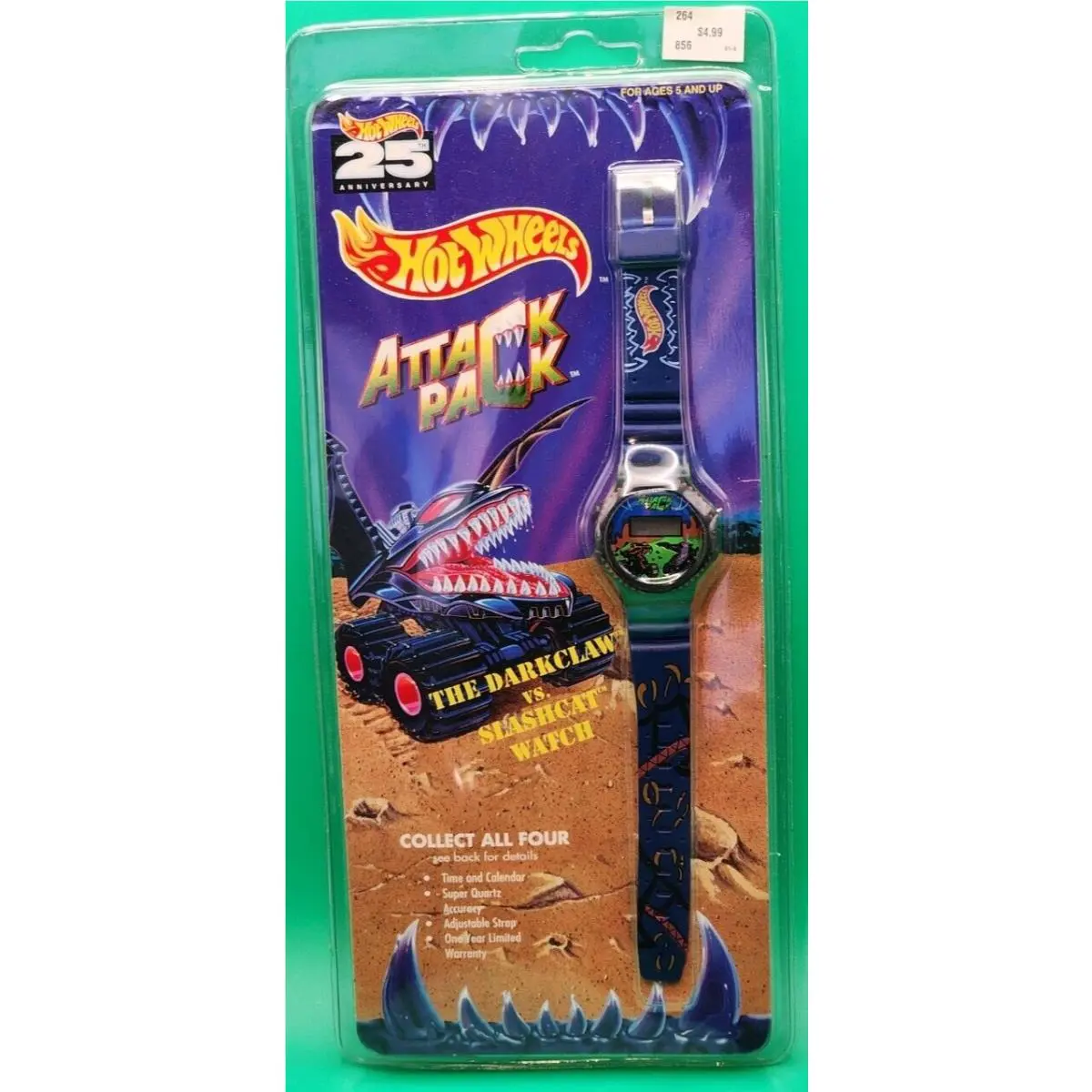 Hot Wheels Battle Streex Attack Pack Watch Vvhtf Rare Darkclaw VS Slashcat
