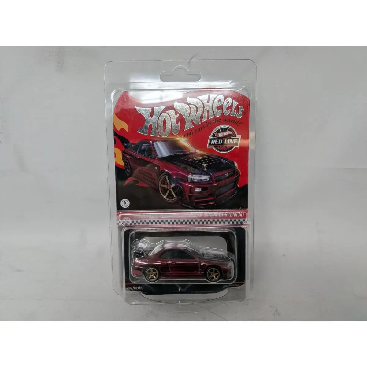 Hot Wheels Red Line Club 2024 Selections Car Nissan Skyline Gt-r Red BNR34