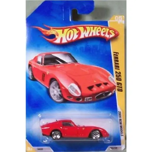 Hot Wheels 2009 Models Ferrari 250 Gto w/ Wsps Lws 005 05 of 42 1:64 Scale