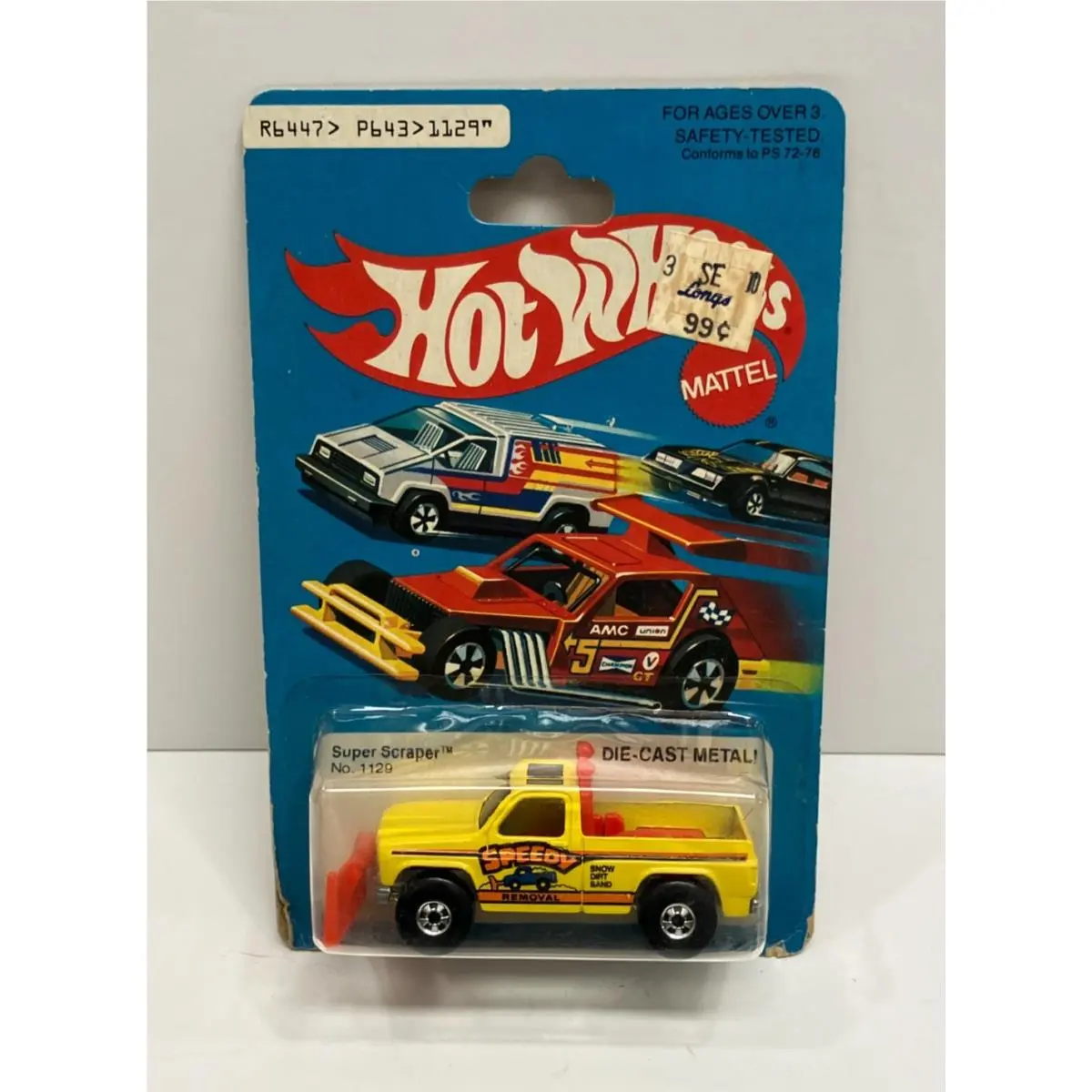 1979 Hot Wheels Super Scraper No. 1129 Hong Kong
