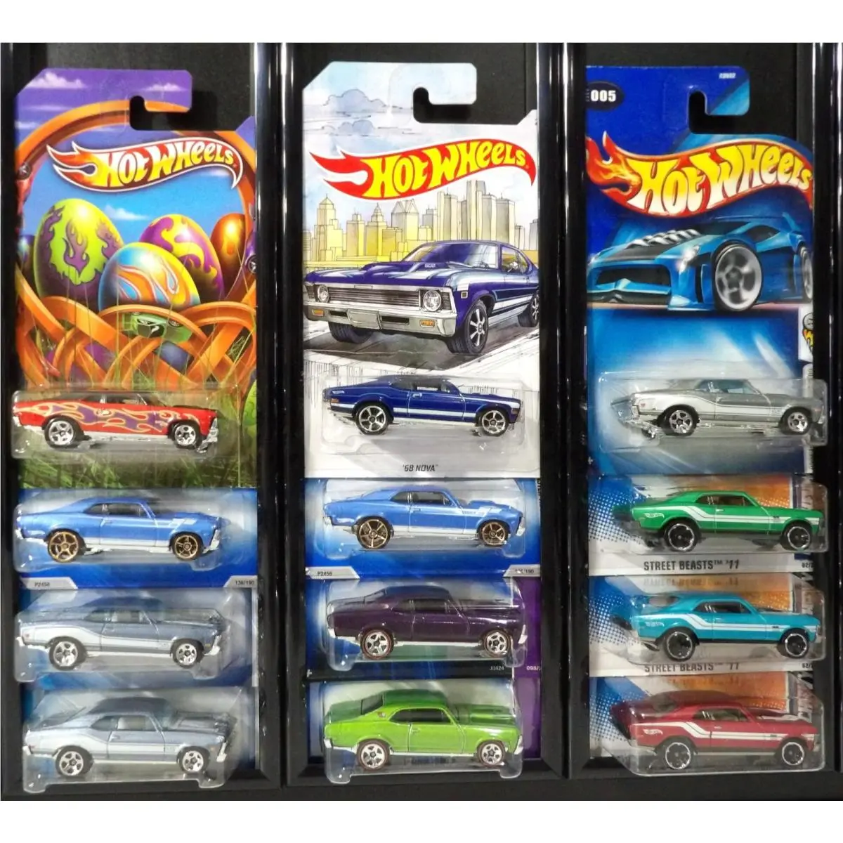 Hot Wheels 1968 68 Chevy Chevrolet Nova Exclusive Easter Zamac Redline 12 Cars