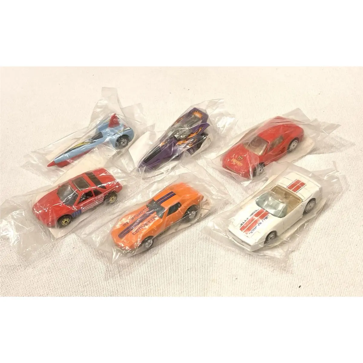 Set 6 1990`s Ralston Hot Wheels Cereal Promo Cars Mint