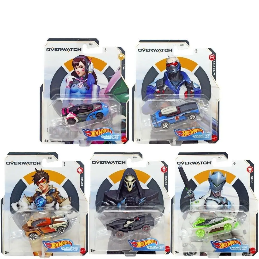Overwatch 2020 Character Cars Complete Set of 5 – Genji D.va Tracer Soldier 7