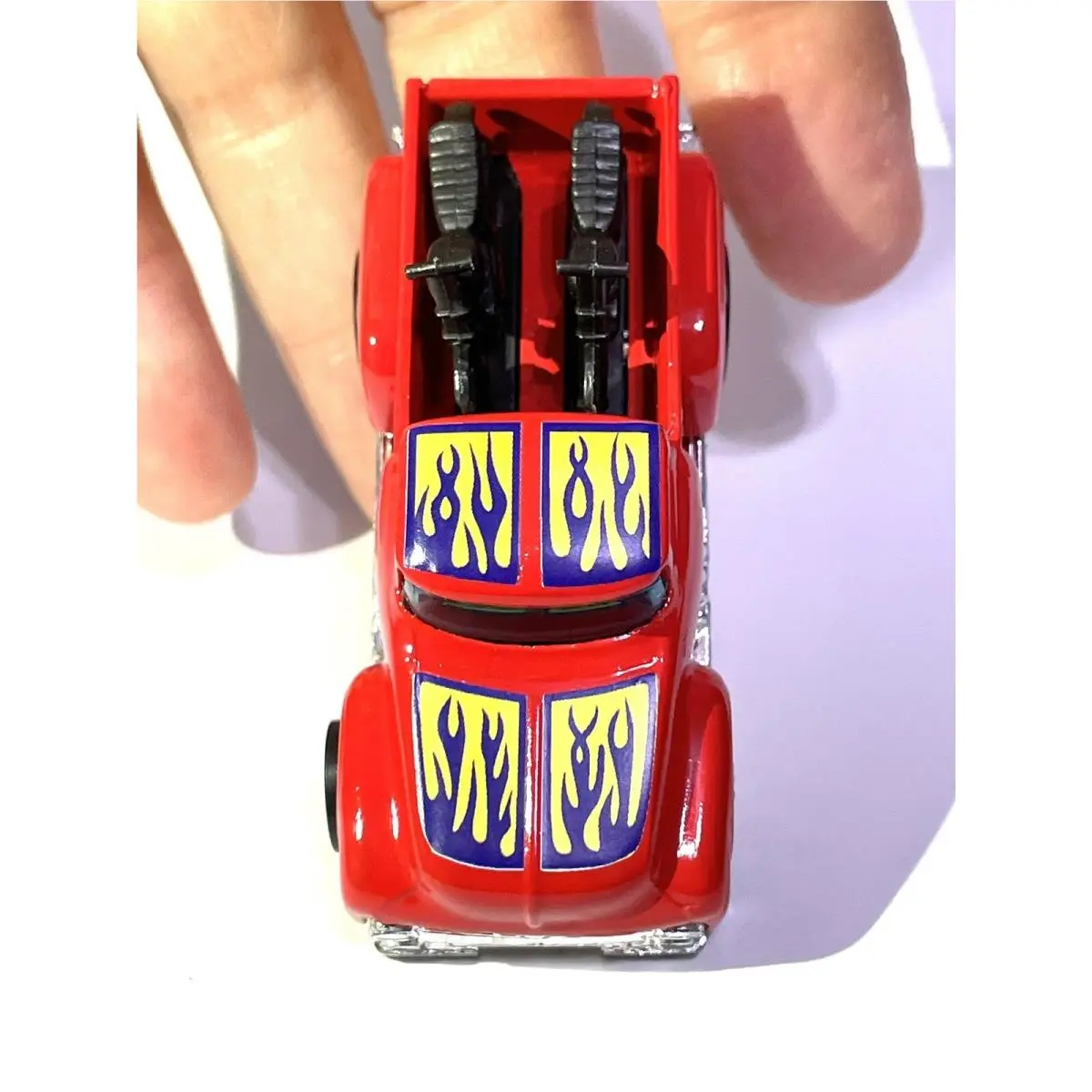 Hot Wheels `56 Ford Hi-tail Hauler - Custom Made Ferrari Red