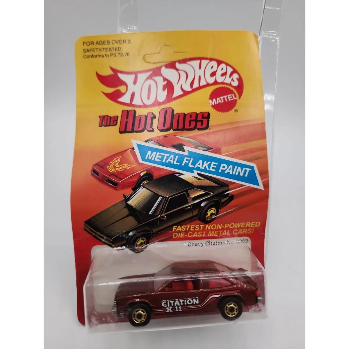 Hot Wheels The Hot Ones Frontrunnin` Fairmont 1:64 1982 Metal Flake Unpunched