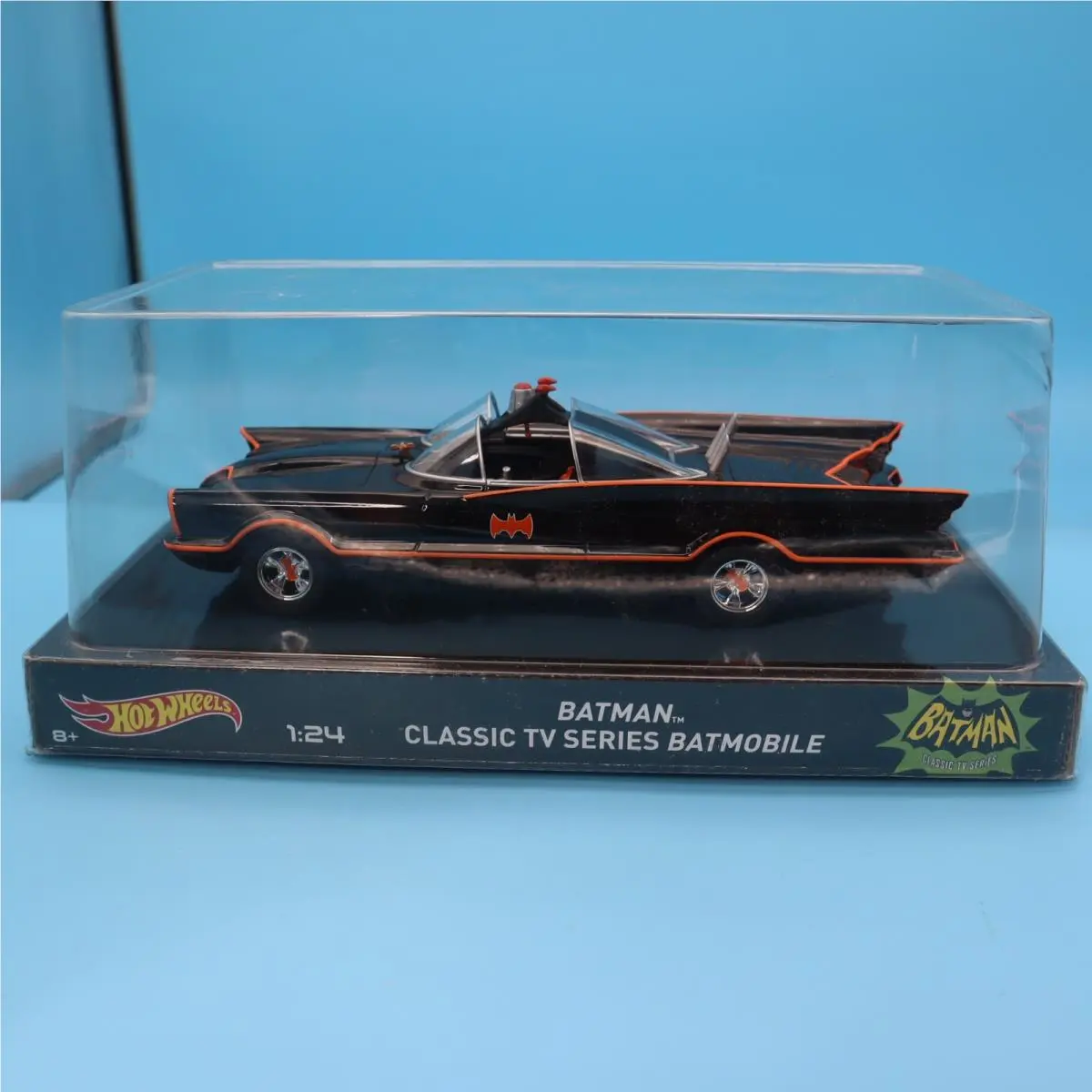 2014 Hot Wheels Mattel Batman Classic TV Series Batmobile 1:24 Scale Nip