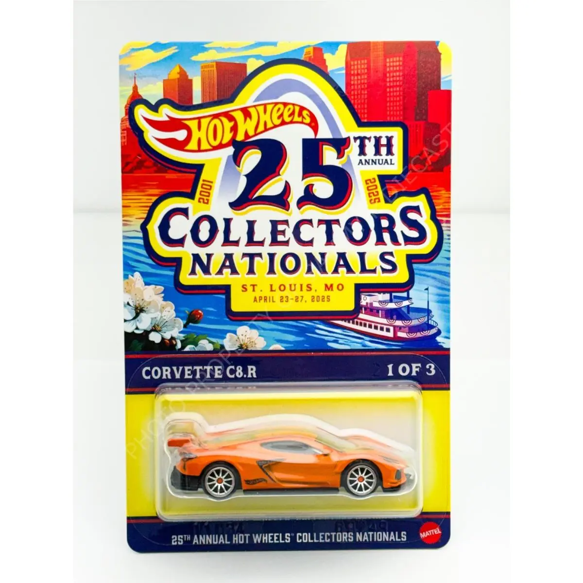 Hot Wheels 2025 25th Annual St Louis Nationals Corvette C8R 5657/6200