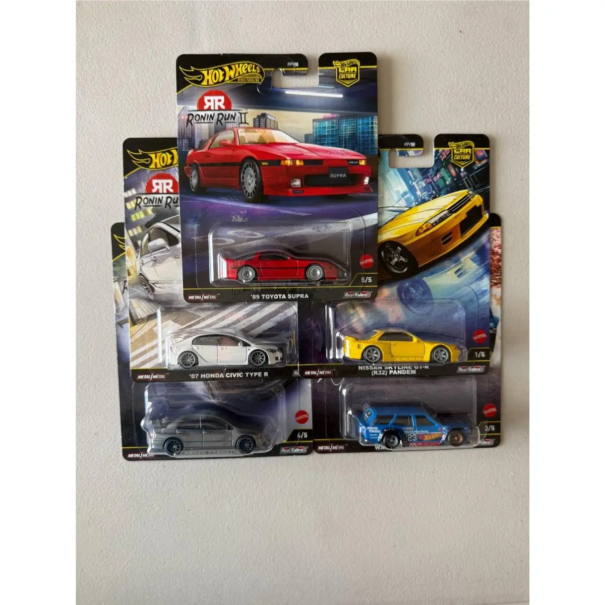 Hot Wheels Premium Ronin Run 2 Set of 5 BE1