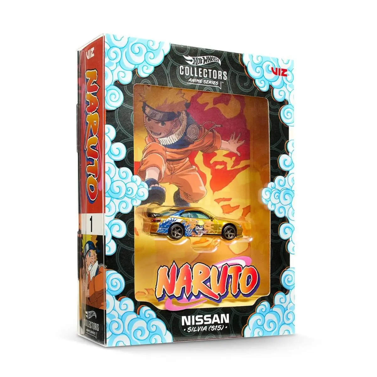 Hot Wheels Collectors Anime Series Naruto Nissan Silvia S15 Rlc Exclusive - Gold