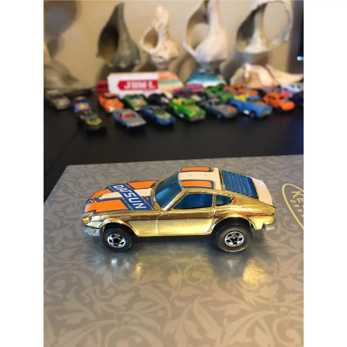 Mint 1976 Hot Wheels Blackwall Datsun Z Whiz Golden Machines. Fairlady Z 240z