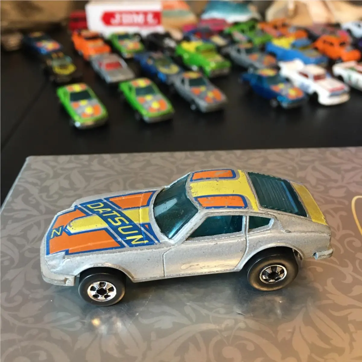 Hot Wheels ⭐ 1976 Datsun Z Whiz - Rare Vintage Silver Fairlady Z - 240z